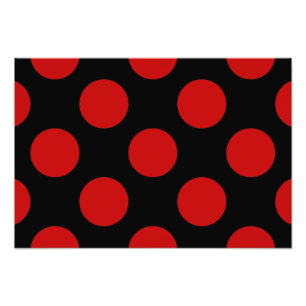 Foto Puntos de polka, puntos (patrón punteado) - Negro