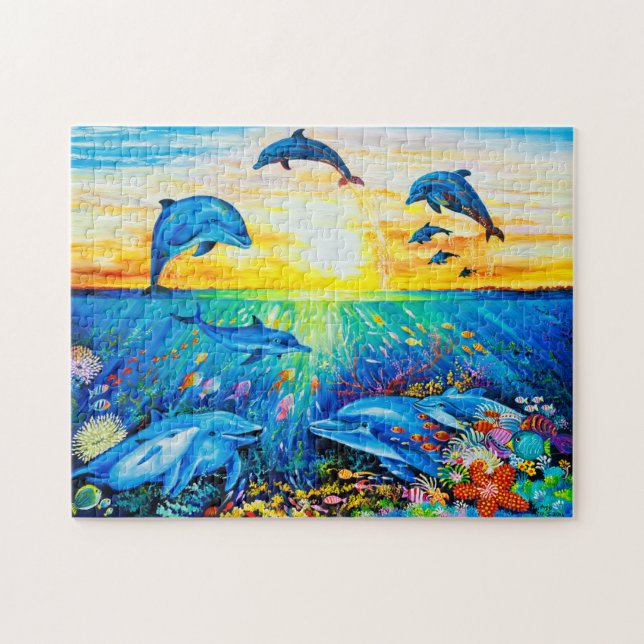 Foto puzzle con caja de regalo (Horizontal)