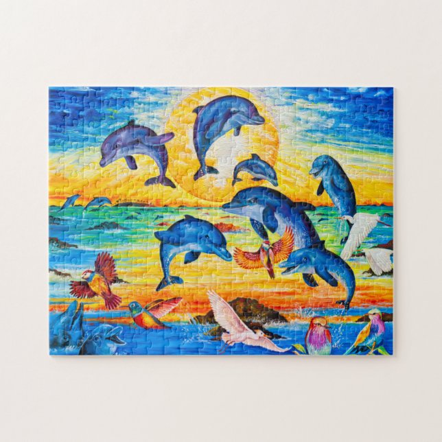 Foto puzzle con caja de regalo (Horizontal)