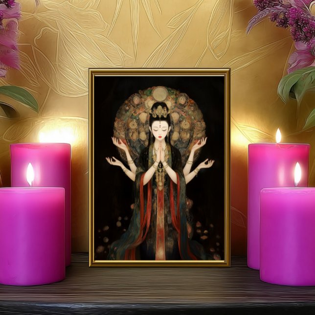 Foto Quan Yin: Buddhist Goddess Dark Art Nouveau Poster (Subido por el creador)