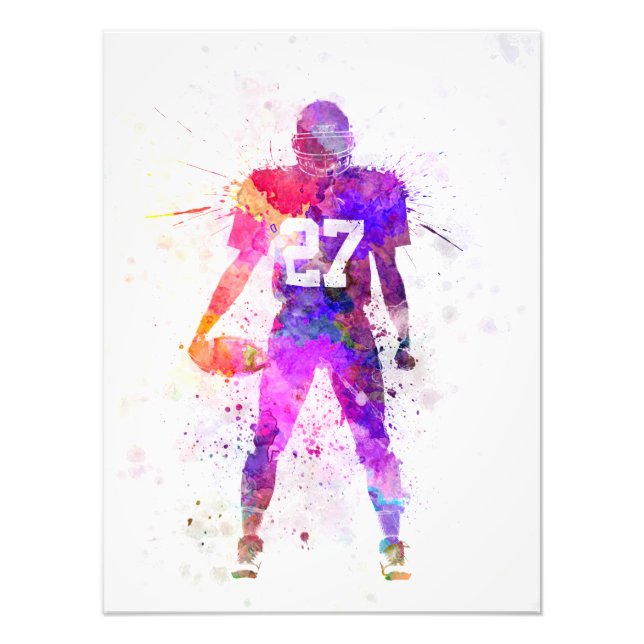Foto quarterback american football player man (Frente)