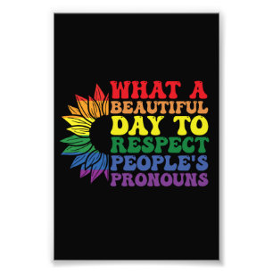 Foto Qué hermoso día para respetar a los demás