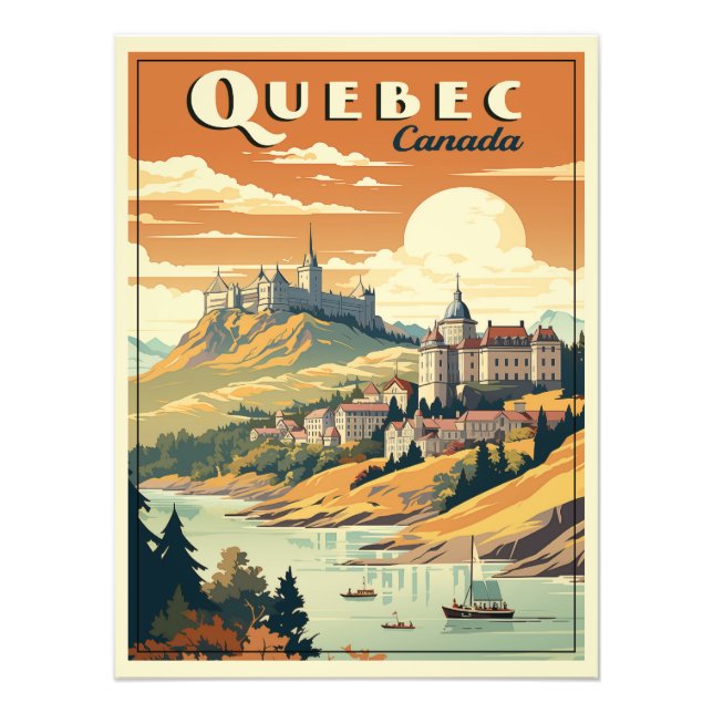 Foto Quebec, retro de Canadá (Frente)