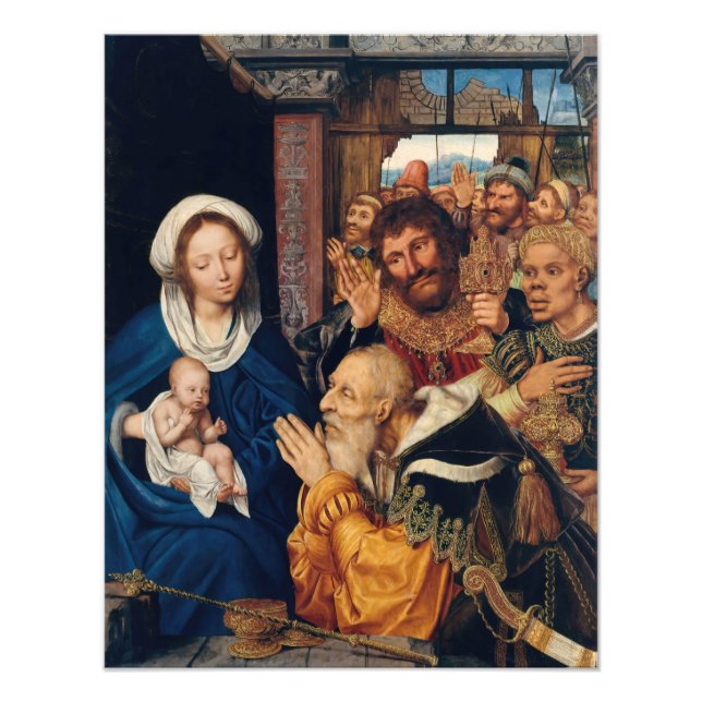 Foto Quentin Matsys - La Adoración del Magi (Frente)