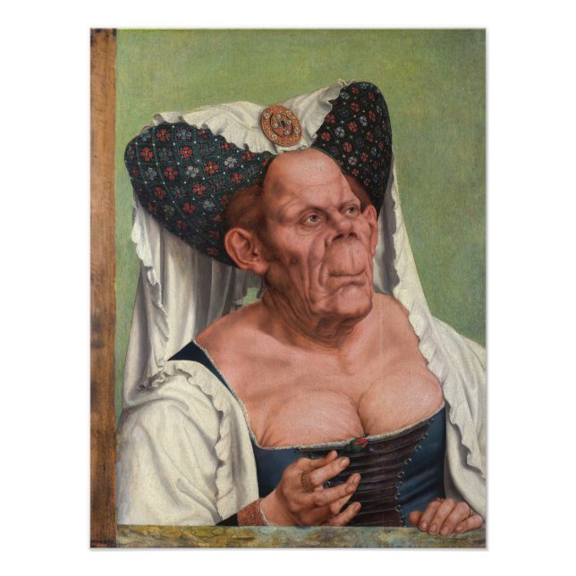 Foto Quentin Matsys - Una Grotesca anciana (Frente)