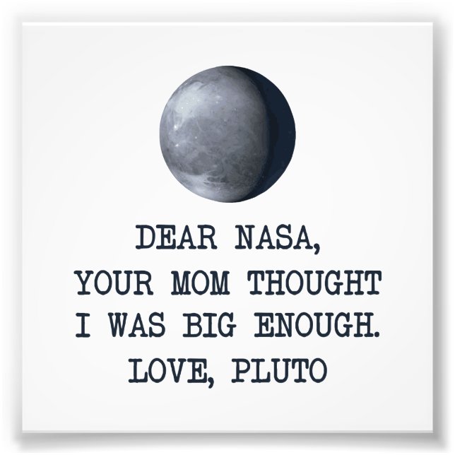 Foto Querida Nasa Love Plutón (Frente)