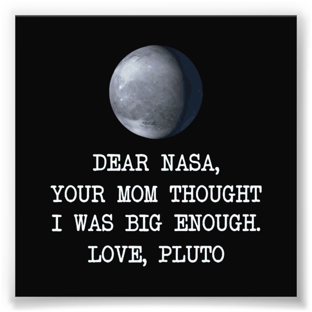 Foto Querida Nasa Love Plutón (Frente)