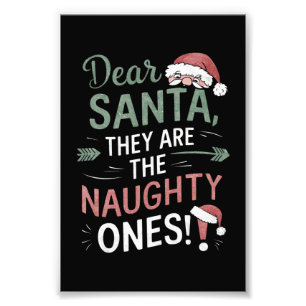 Foto Querido Santa Ellos Son Los Traviesos Navidad 