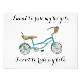 Foto Quiero andar en mi Ilustracion en bicicleta
