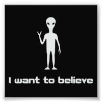 Quiero creer en extranjeros y ovnis