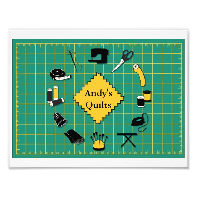 Foto Quilt Time Personalización de la etiqueta (Frente)