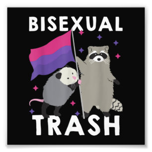 Foto Raccoon LGBT arcoiris del orgullo gay de la basura