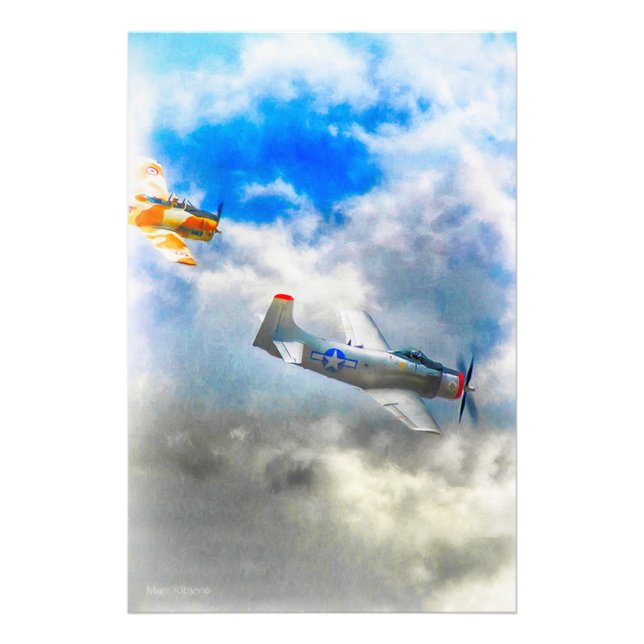 Foto RAIDERS DE LA FUERZA AÉREA DE LOS Aviones WW2 (Frente)