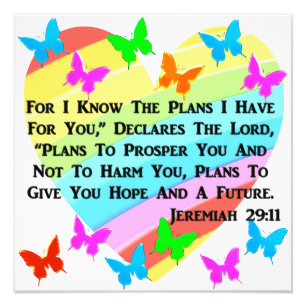 FOTO RAINBOW Y HEARTS JEREMIAH 29:11