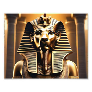 Foto **"Raíz real: el León del faraón dorado"**