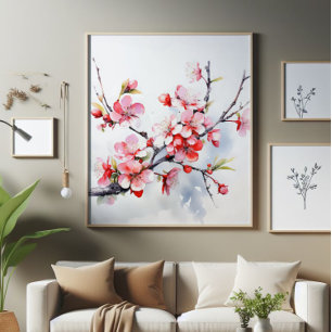 Foto Rama de cerezo en flor