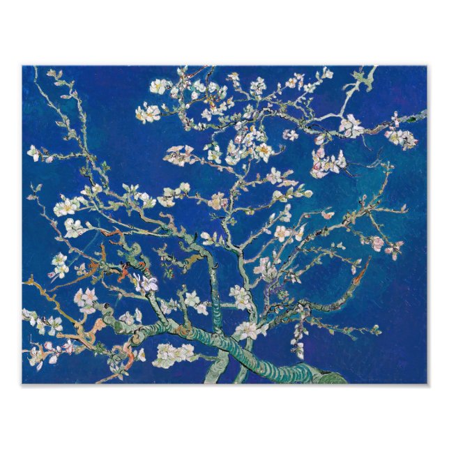 Foto Ramas de Almendro en Flor (Índigo) | Van Gogh | (Frente)