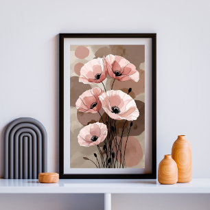 Foto Ramo de amapola Vintage Blush