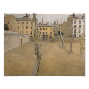 Foto Ramon Casas - Patio de la antigua prisión de Barce