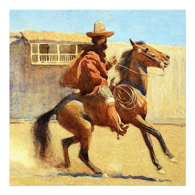 Foto Ranchero de la vieja California de Maynard Dixon (Frente)