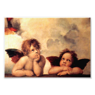 Foto Raphael Cherubs Sistine Madonna Photo Print