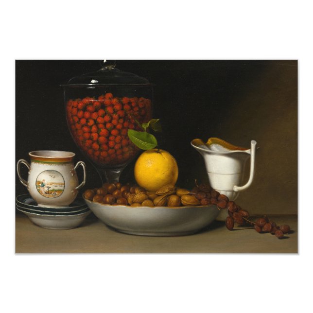 Foto Raphaelle Peale - Vida fija - Fresas, Nueces, (Frente)