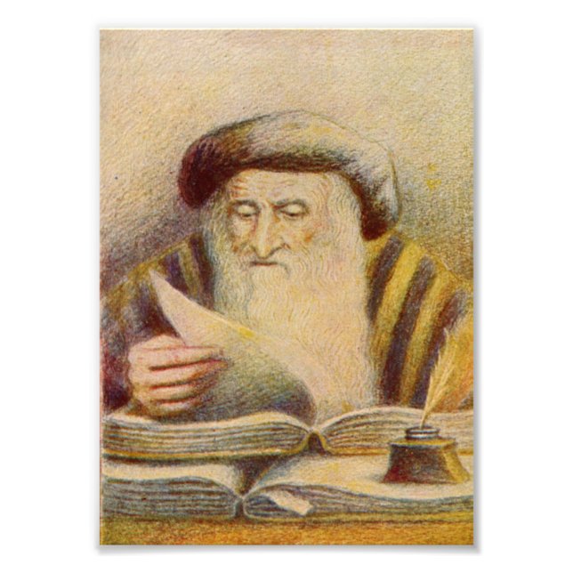 Foto Rashi - Rabino Solomon Yitzchaki (Frente)