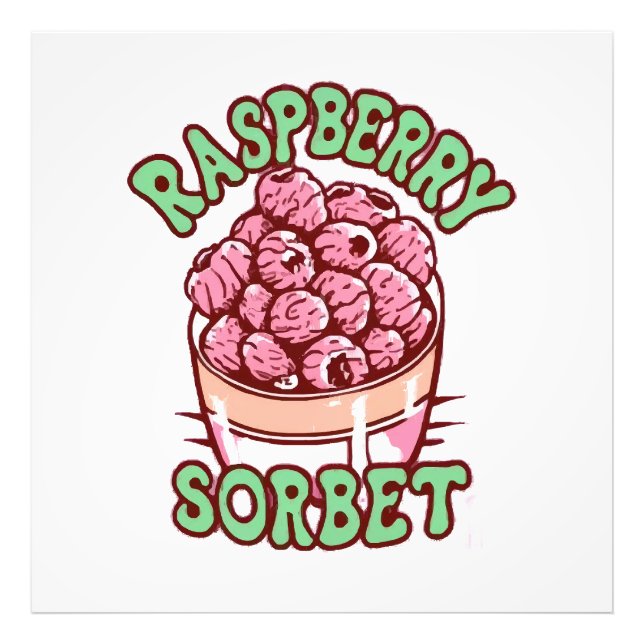 Foto Raspberry Sorbet (Frente)