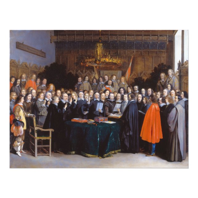 Foto Ratificación del Tratado de Münster 1648 (Frente)