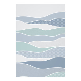 Foto Rayas curvadas verdes azules de Guay Ondas abstrac