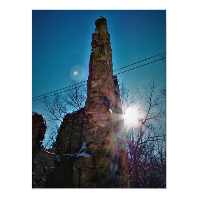 Foto "Rayos de ruinas" (Frente)