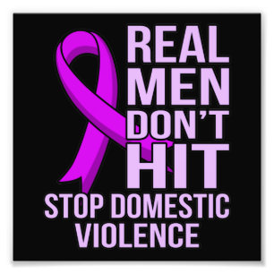 Foto Real Men Don't Hit Stop Domestic Violence