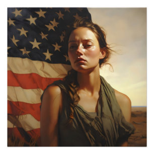 Foto Realismo Chica Americana