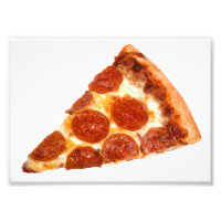 Rebanada de pizza de pepperoni clásica de Slippery