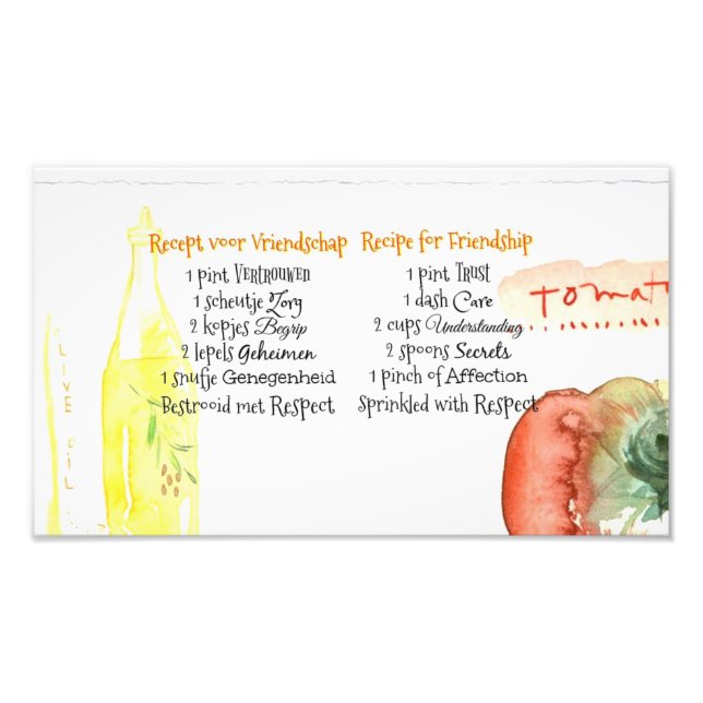 Foto Recept voor Vriendschap (Frente)