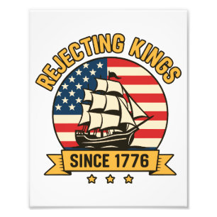 Foto Rechazo de reyes desde 1776: Viejos Estados Unidos