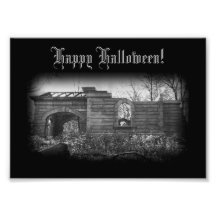 Recibiendo a la tumba ruina Feliz Halloween