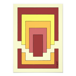 Foto Rectángulo Resumen multicolor (estilo 70)