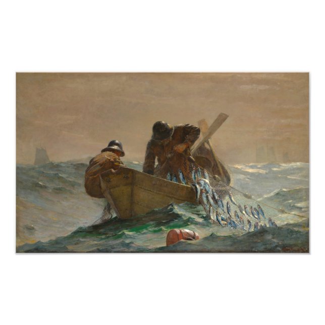 Foto Red de Arenque, Winslow Homer (Frente)
