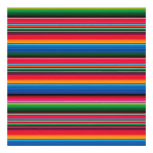 Foto Red Serape Saltillo traditional mexican blanket Le