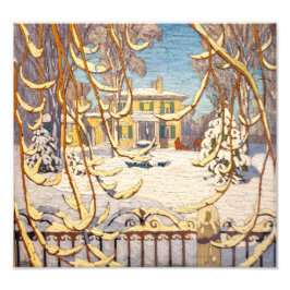 Foto Red Sleigh House, Invierno | Lawren Harris |