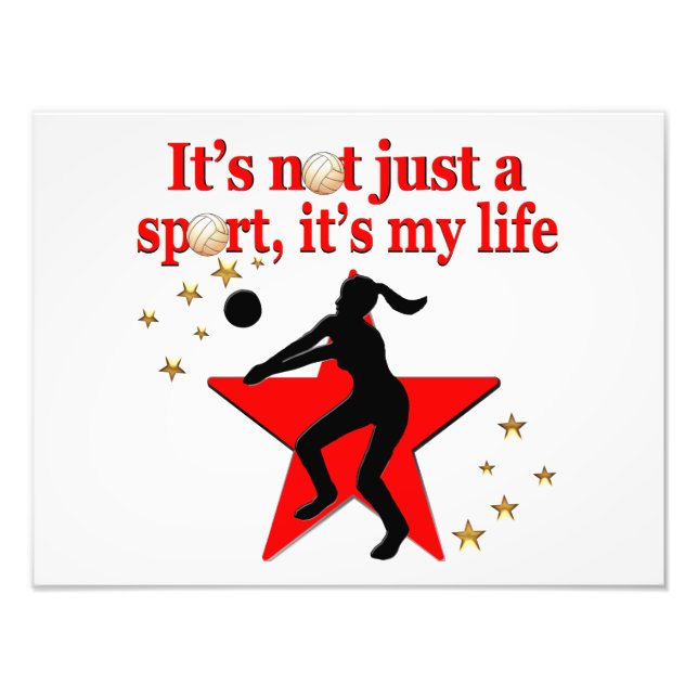 FOTO RED VOLLEYBALL ES MI DISEÑO DE VIDA (Frente)