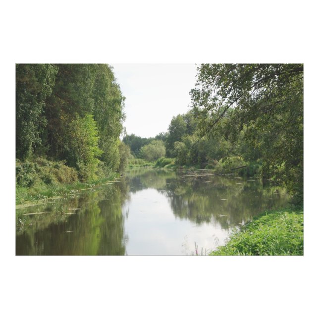 Foto Reflejo del río tranquilo (Frente)