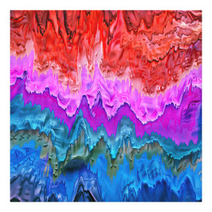 Foto "Reflexión radiante" Arte abstracto colorido