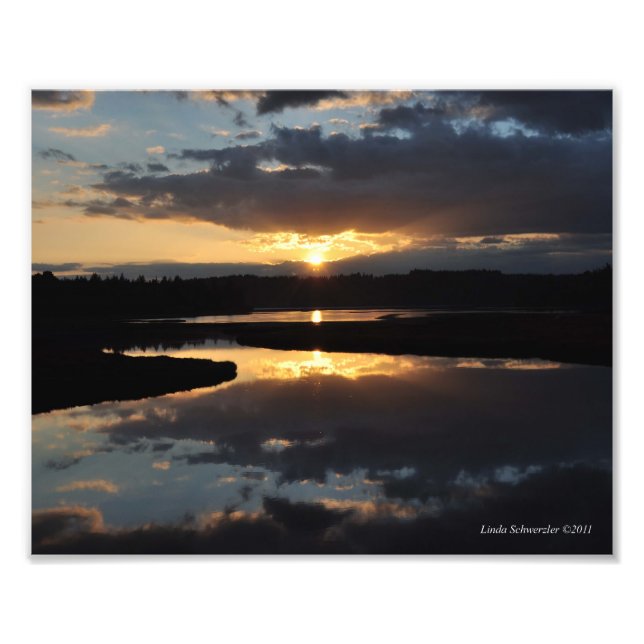 Foto Reflexiones del atardecer 8X10 (Frente)