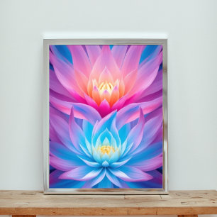 Foto Reflexiones radiantes: Un baile del Lotus colorido