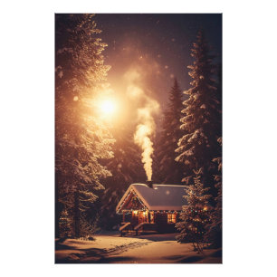 Foto Refugio de Navidad Iluminado