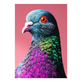 Foto Regal Pigeon Majesty Vivid Realist Bird Portrait