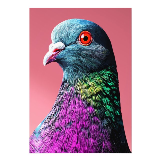 Foto Regal Pigeon Majesty Vivid Realist Bird Portrait (Frente)