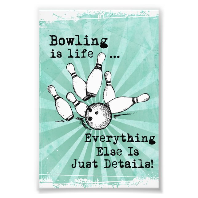 Foto Regalo de Bowling Lover, regalo del jugador de Bow (Frente)